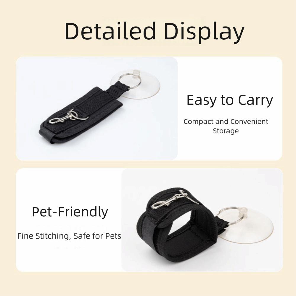 Portable Dog Bathing Fixer Adjustable Cat Restraint Straps Durable Cat Grooming Collar  Home