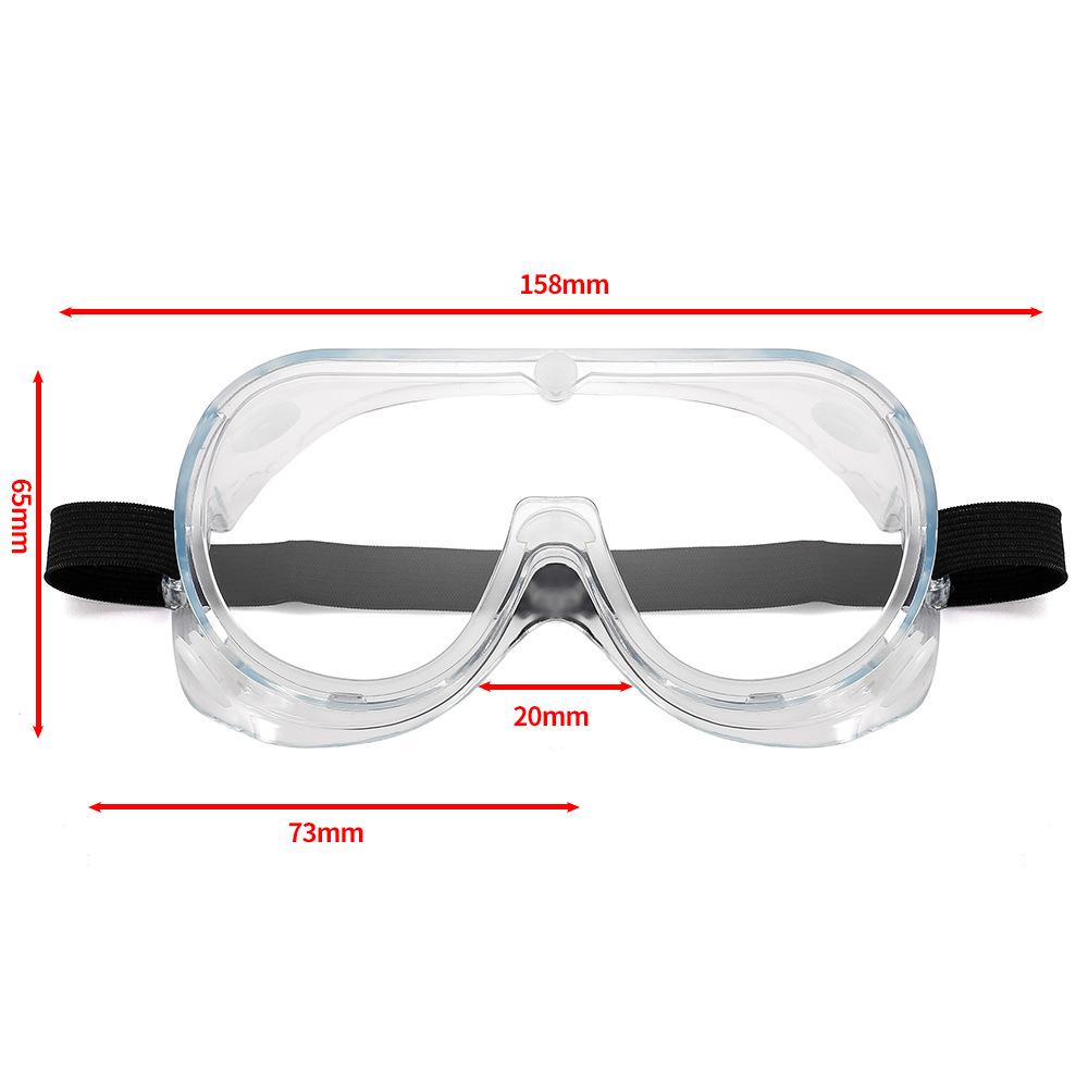 Transparent soft-frame goggles, anti-splash, anti-sand, anti-dust, fully enclosed, protective safety glasses, scratch-resistant Protective glasses（Sing