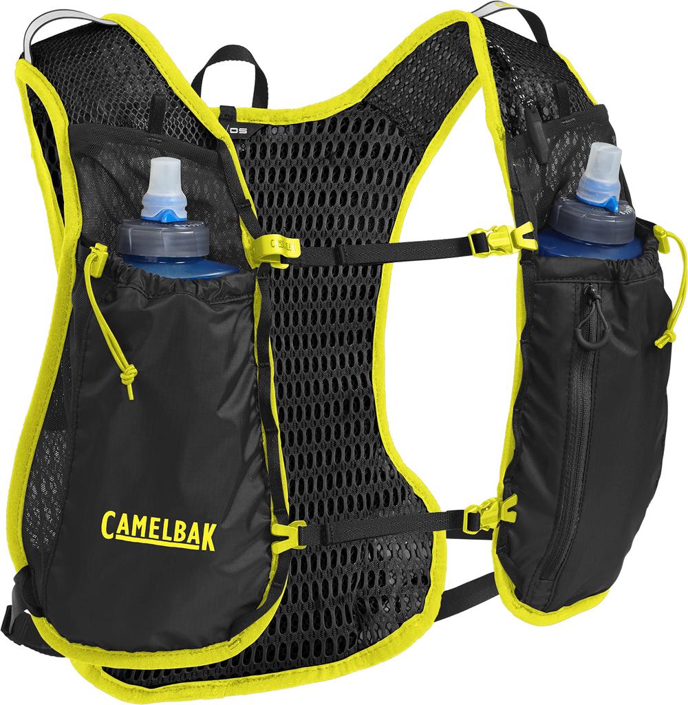 CAMELBAK Trail Running Vest Hydration 7L Black Bag, (1L),