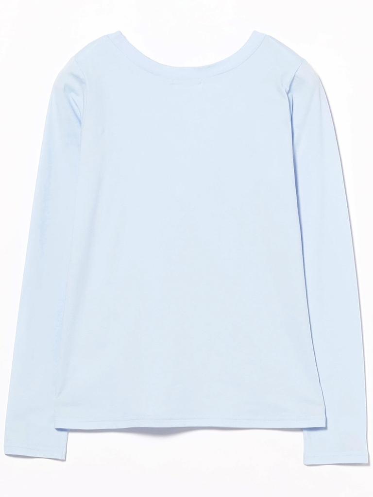 Ray Beams L/S TEE Basic Long Sleeve T-Shirt, Women's, Blue, One Size