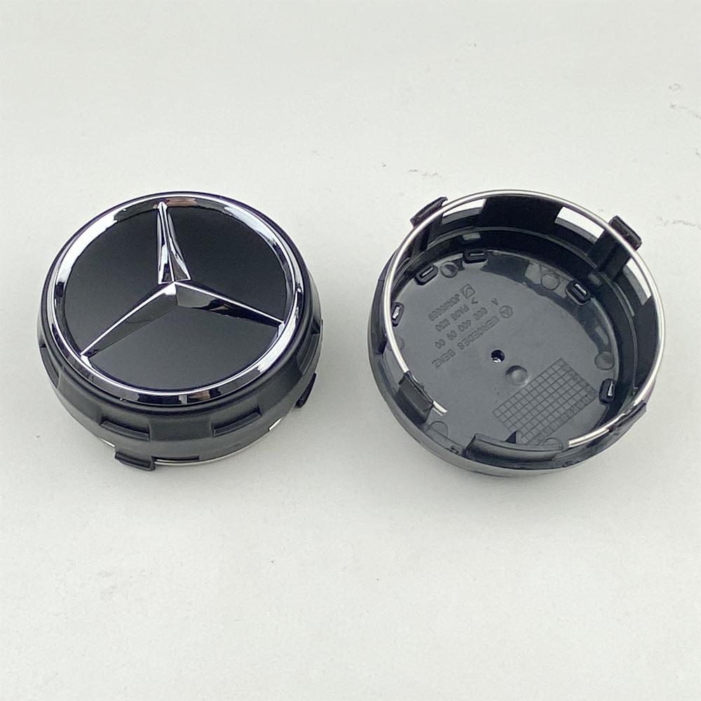 4pcs 75mm A0004000900 Car wheel Hub Cap Emblem badge logo for Mercedes Benz C43 C63 E43 E53 E63 W205 W213 Accessories