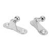 2pcs Gas Strut Mounting Bracket 10mm Ball Stud Metal Universal Multi Fit for Engine Trunk
