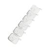 Acrylic Wall Hook Punch Free Self Adhesive Multifunctional Cuttable Wall Hook Rack for Kitchen