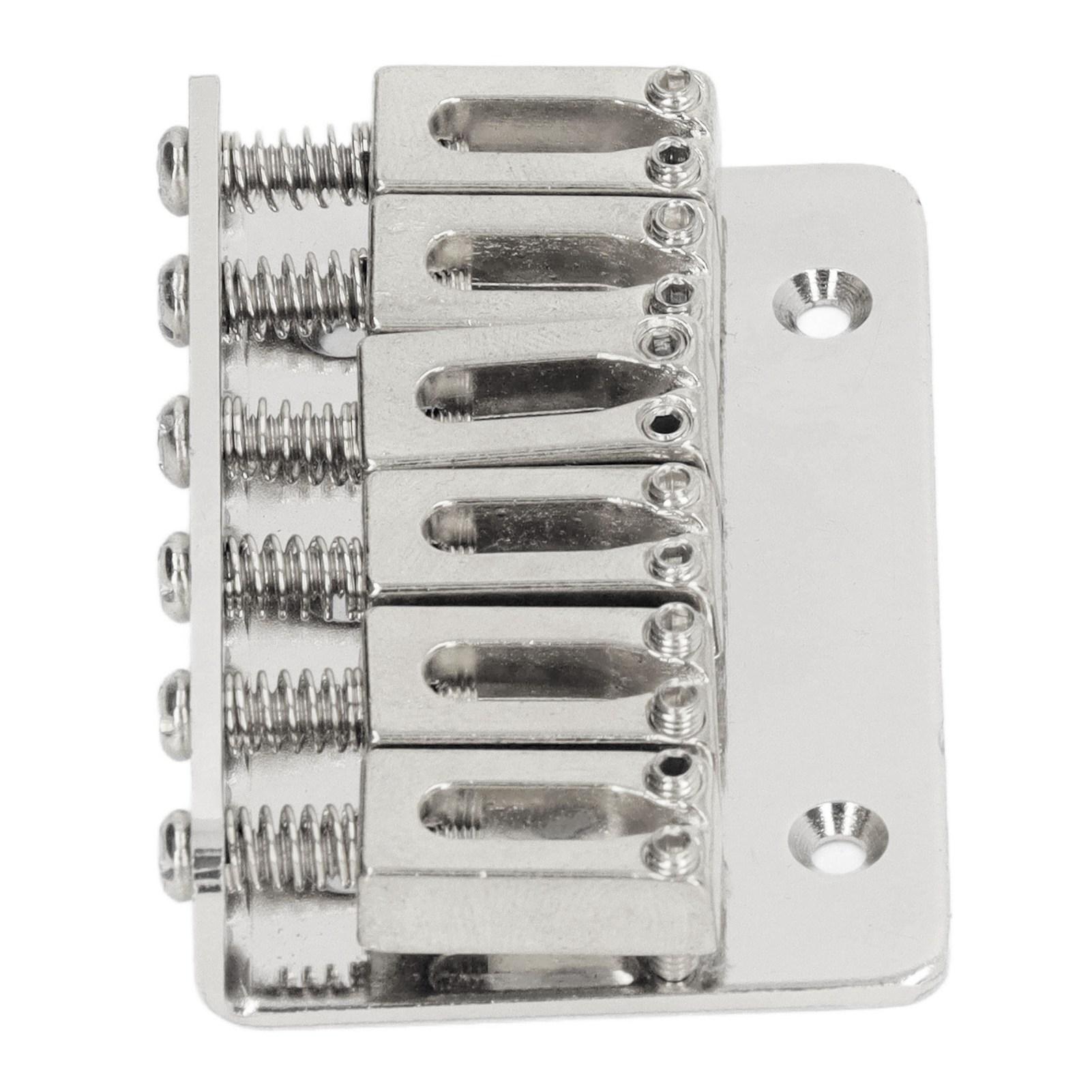 

6-струнная гитара с фиксированным седлом и подставкой Hardtail Top Loader Iron Electric Guitar Saddle Bridge