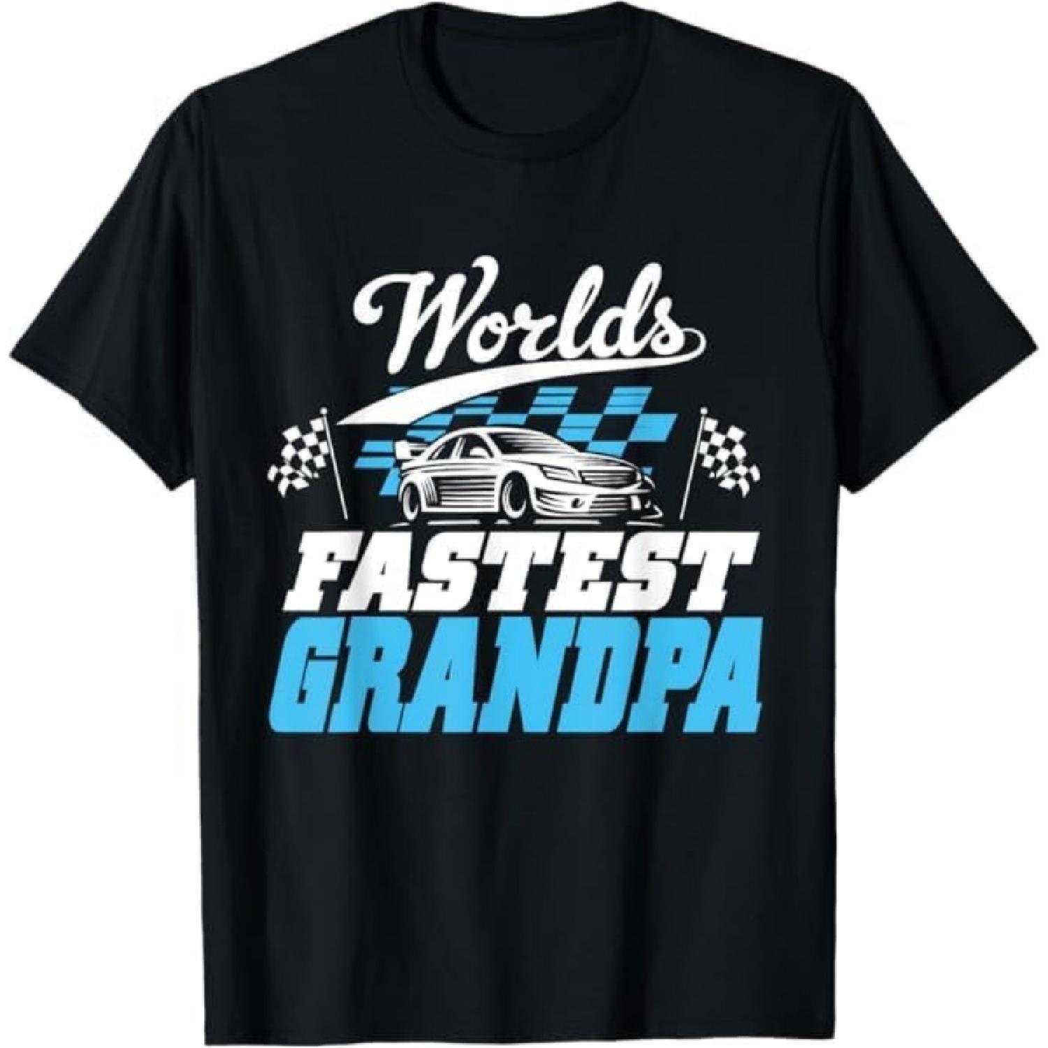 

World s Fastest Grandpa Race Car Checkered Flag T-Shirt T-Shirt Thuy Mens Womens Tank Top Sweatshirt Hoodie Longsleeve 840 Black XXXXXL різнокольоровий