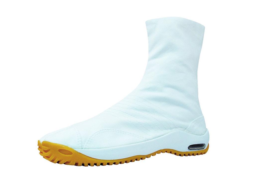 Margo Tabi Socks, Festival Style, Air Cushion, Air Jog, 6-Piece Set, White, Size 31