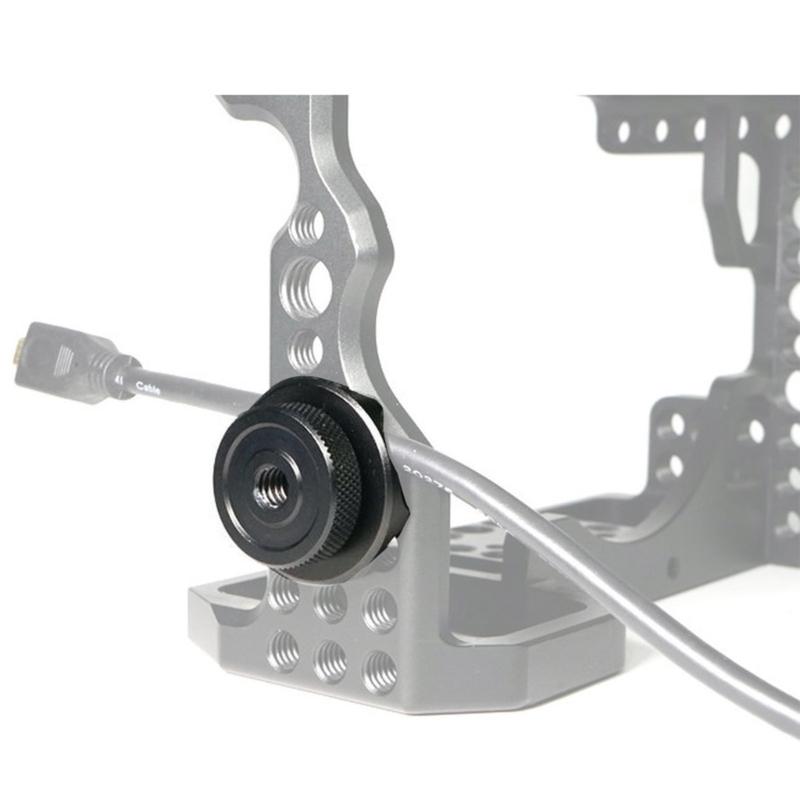 Metal Camera Wire Clip Aluminum Alloy Camera Cable Clamp Easy to Use Cable Organiser Holder for Photographers