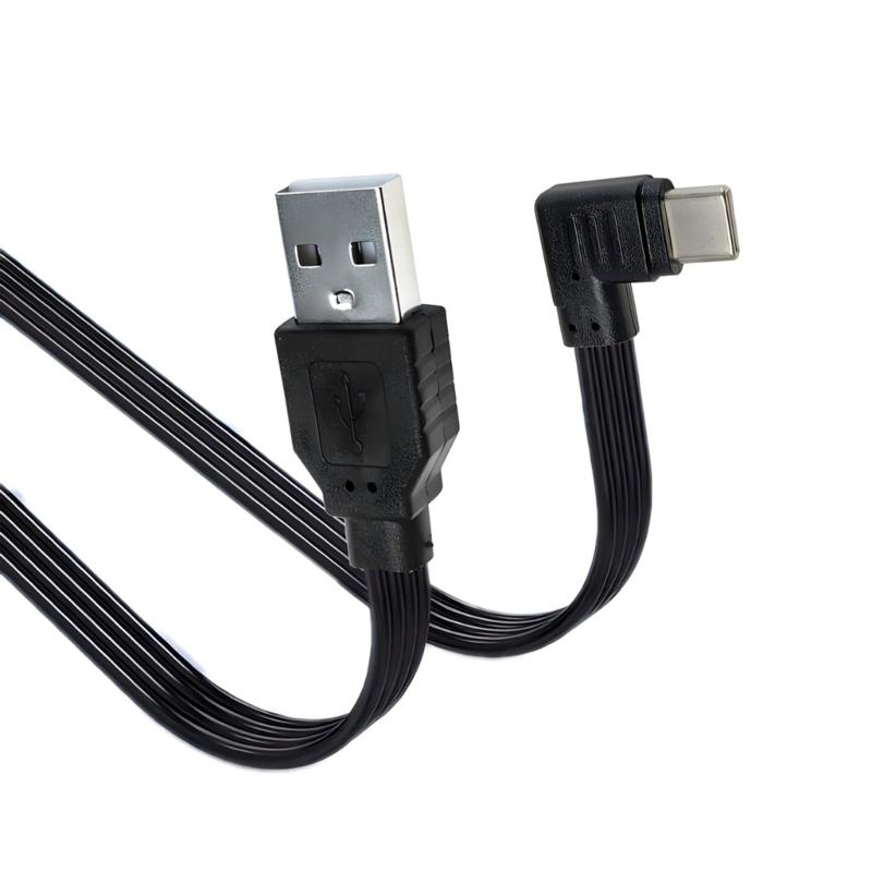 USB to Type C Power Supply Cord Male to Male Connector Wire 10W Fast Charging Cable for Multiple Devices 10-100cm