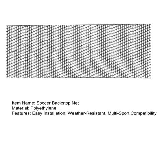 21x9,8ft/28,8x9,8ft Fußball Backstop Net Ball Sport Praxis Netting Barriere Verknotet