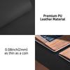 Dual Side PU Mouse Pad Waterproof Keyboard Mousepad Easy Clean Desk Blotter  Office