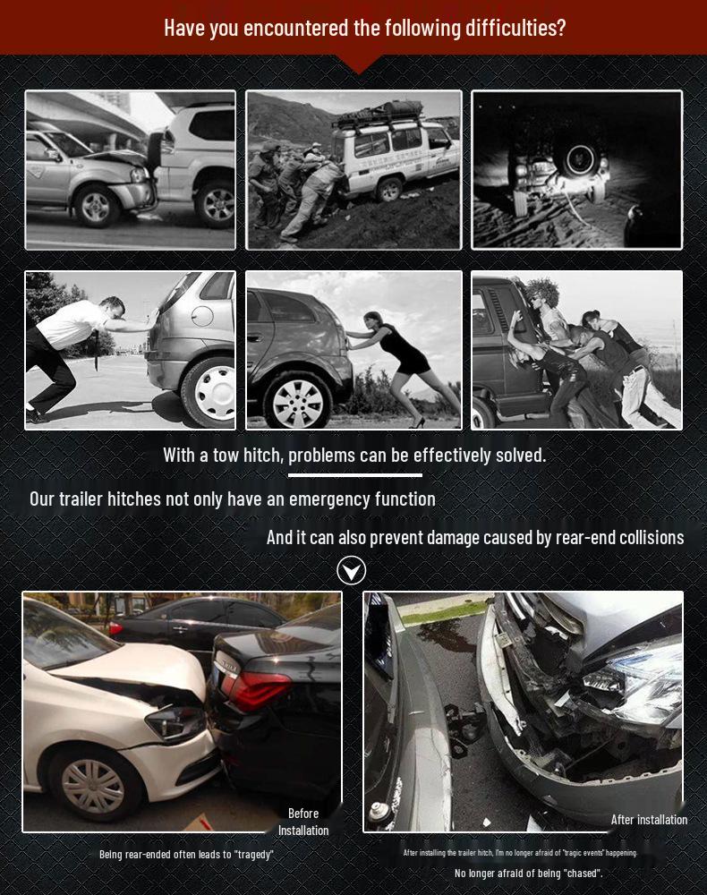 Compatible Tow Hook for Mercedes GLS350, GL450, GLE400 - Enhanced Trailer Coupling