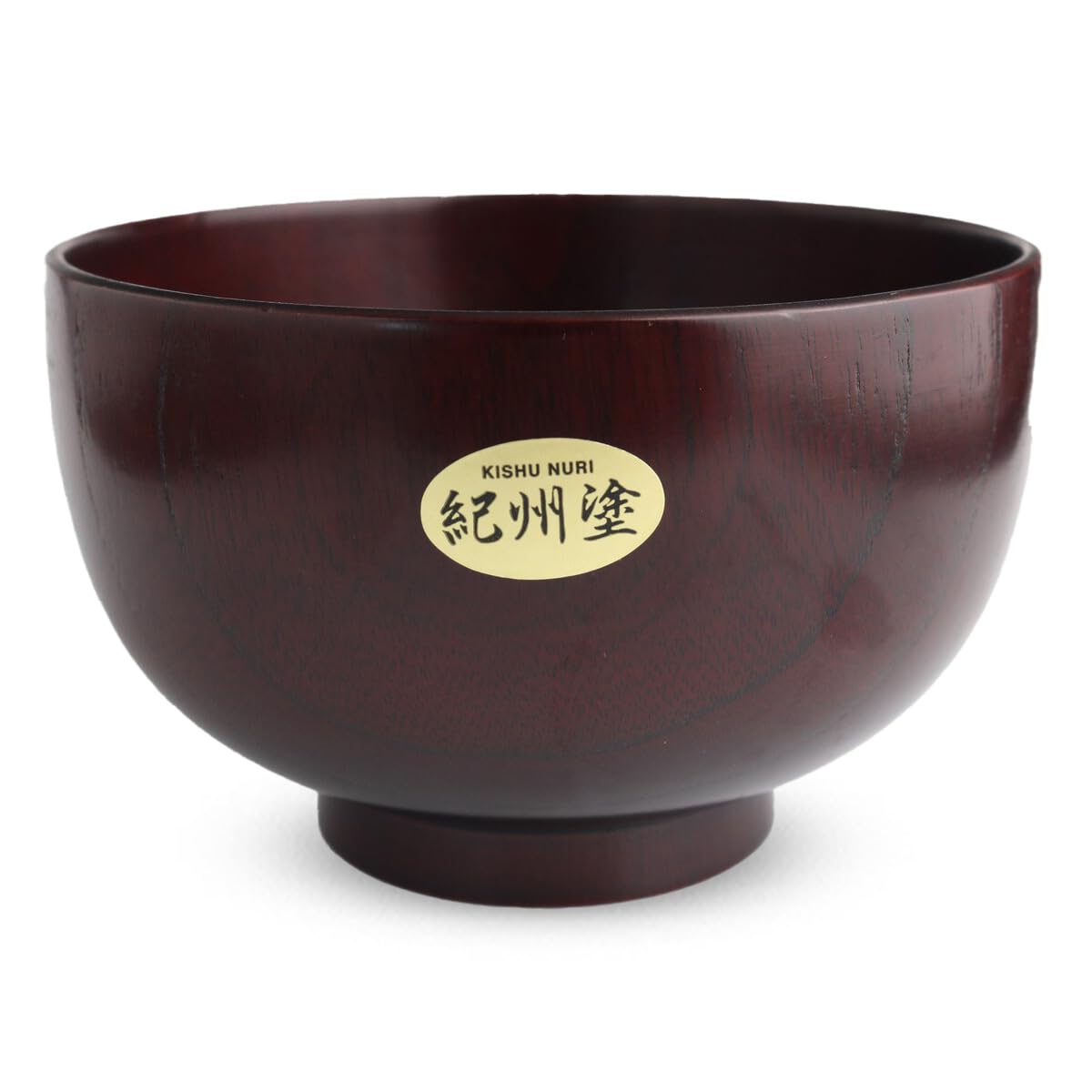 Wooden Soup Kishu x 8cm J-kitchens Bowl, Lacquerware, Shirahama, 13 коричневый