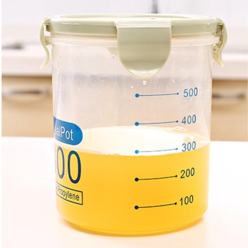 Contenitore in Plastica per Cereali Secchi Scatola Contenitore Scatola a Conchiglia Contenitore Ermetico per Alimenti