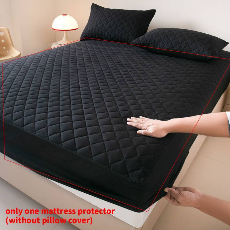 Waterproof Bed Cover With Solid Color Design For Home Use