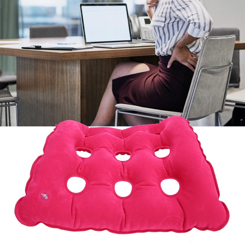 AntiBedsore Cushion Inflatable Ch  Cushion for Elderly Bedridden Patient with Pump(Royal Blue )