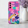 R-Rugrat-T C-Chuckie A-Angelica Phone Case For Samsung Galaxy A73,A72,A71,A70,A53,A52,A51,Soft Silicone Black Cover