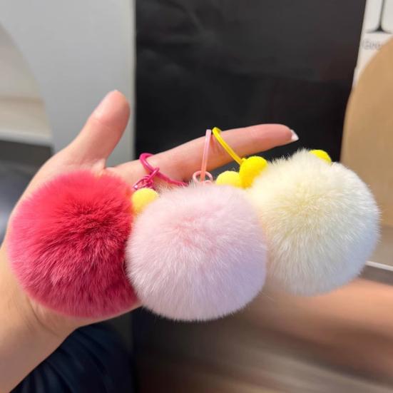 Schlüsselanhänger Weicher Stoff Plüschtier Schlüsselanhänger mit stabilem Metallclip Kinderrucksack Federmäppchen Zubehör Partygeschenk