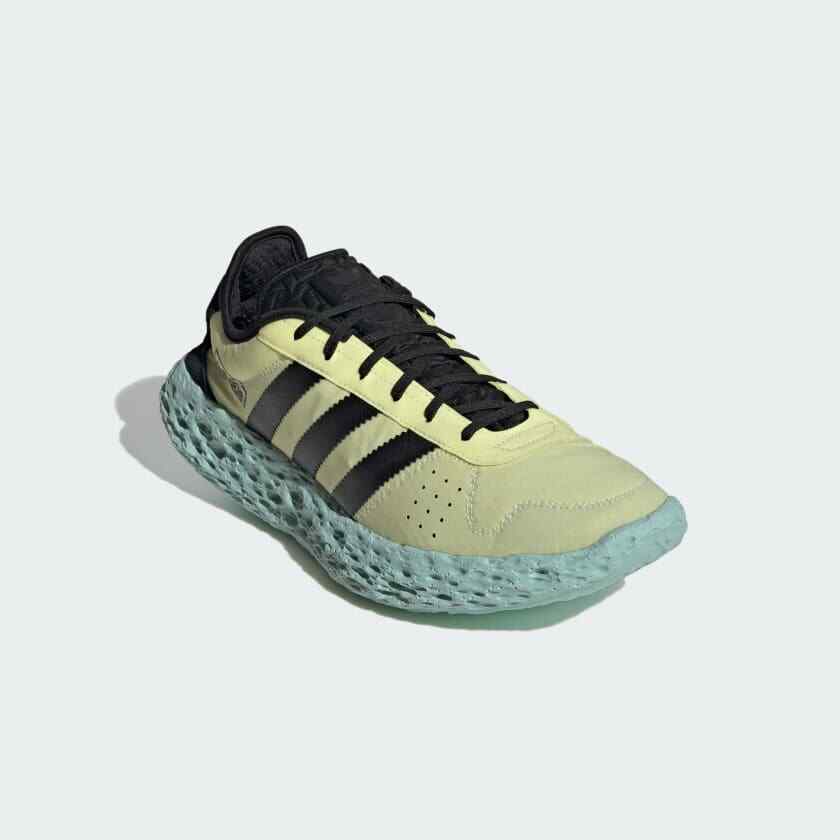 JH8110 adidas Originals Zponge Ice Yellow Core Black Focus Blue (Men s) 5.5