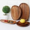 Wood Tray Versatile Rustic Wood Serving Tray Table Centerpieces Food Fruit Plate for Home Farmhouse Decoration