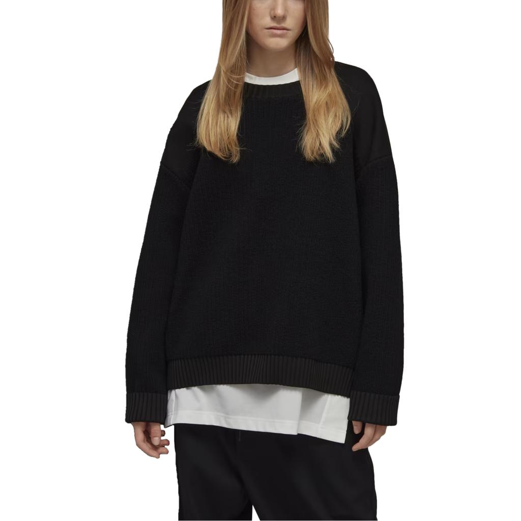 Y 3 Ribbed knit Panelled Jumper H63084