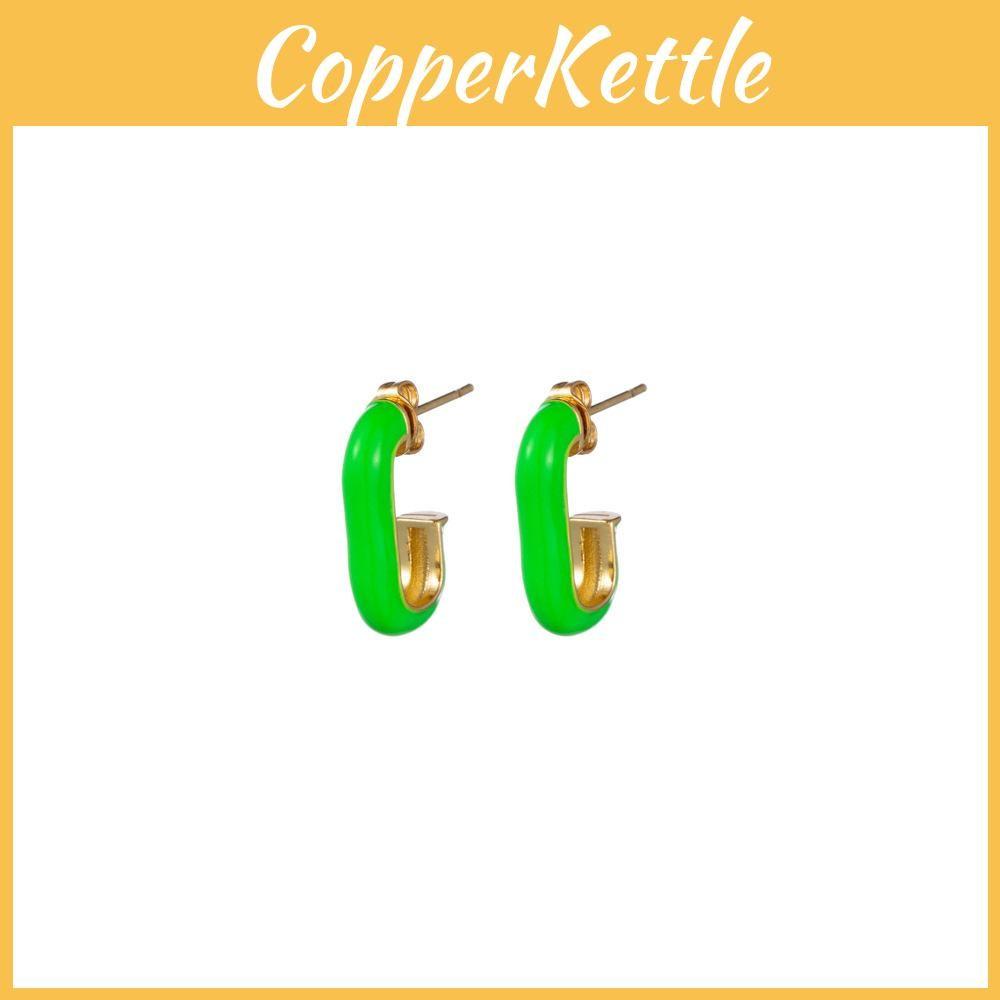 Jshaped Womens Contemporary Earrings With Sleek Geometric Design And Colors