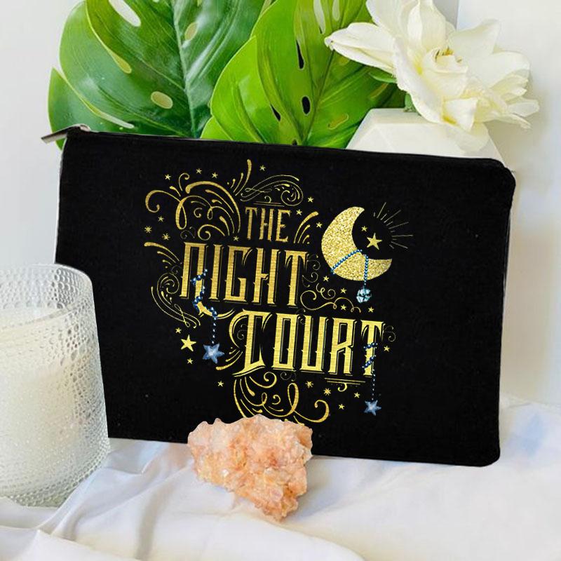 City of Starlight Pattern Cosmetic Bag Makeup Case Acotar Velaris Travel Toiletries Organizer Storage Make Up Pouch Pencil Bag