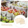 NUOBESTY 6-Piece Drawstring Net Bag, Organic Cotton Mesh Bag, Onion Tote, Cotton Mesh Shopping Drawstring Bag