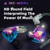 AK6 Pro 3.5mm Wired Headphones Dynamic Music Earphone Detachable Headphone Cable Ear Hook Sports Headset In-ear Earbuds In-line Control with Mic