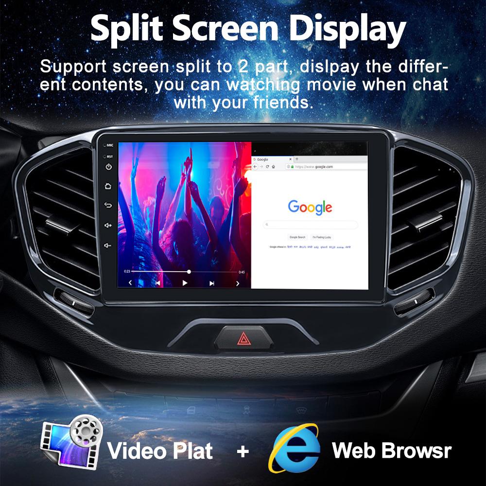 Reakosound Android 11 9'' HD Carplay Car Multimedia Player GPS Navigation Audio WIFI AUTO Player For Lada Vesta 2005-2018