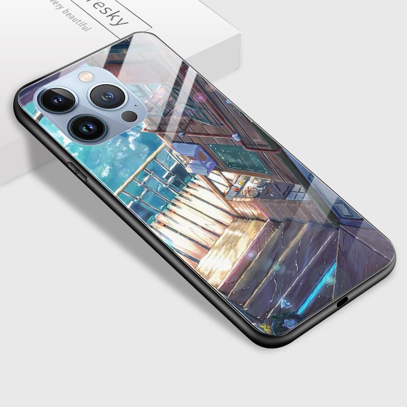 Tempered Glass Phone Case For Samsung A12 A16 A32 A53 S20FE S23 S25 Honor20 X6A 90Lite 9X Huawei Y9Prime2019 P30Lite Soft Edge Shockproof Smooth Shell