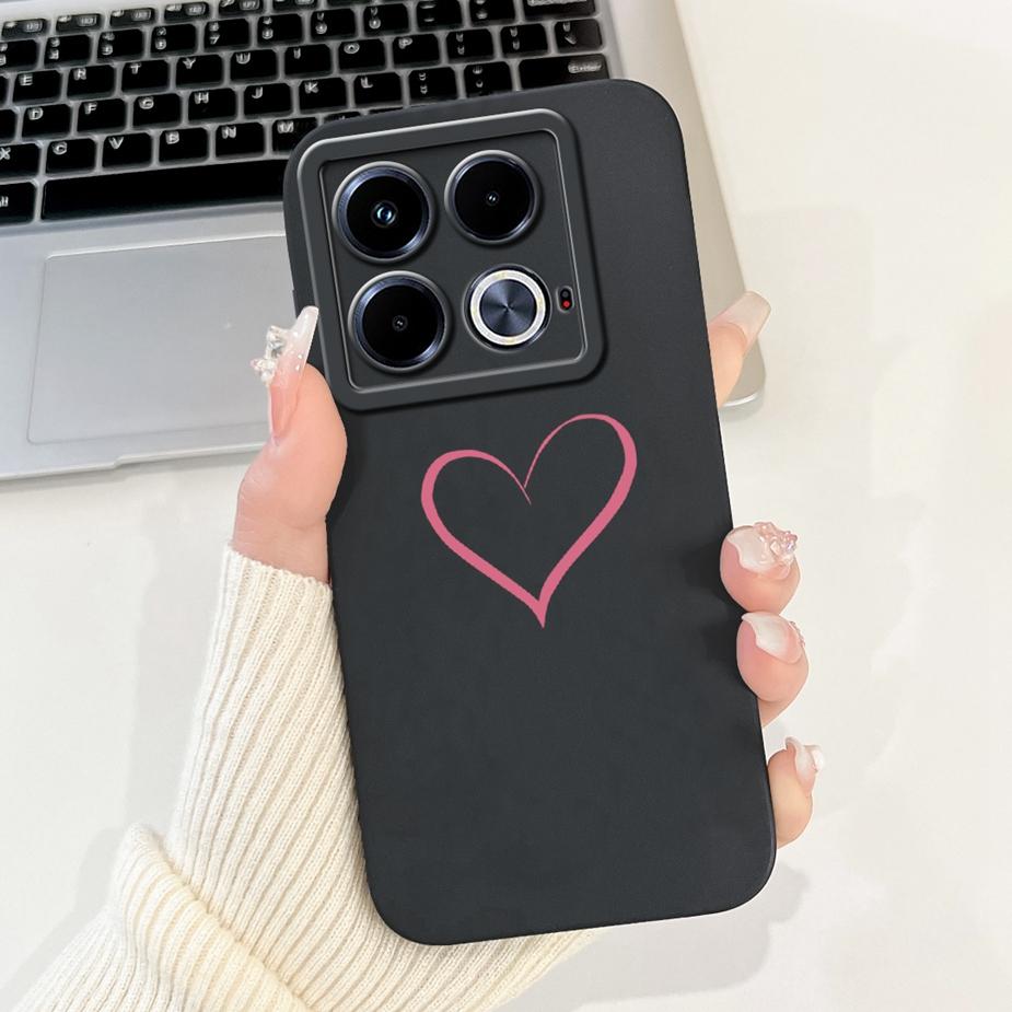For Infinix Note 40 Case X6853 Pretty Girls Sunflowers Cover Soft Silicone Phone Case For Infinix Note 40 Pro Plus Note40 Fundas