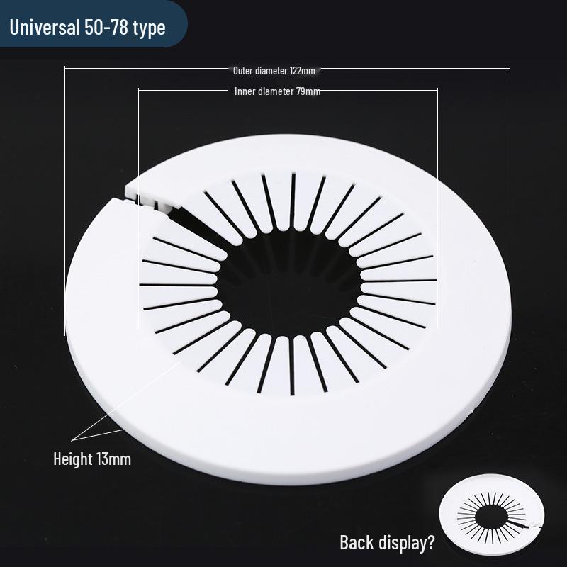 Decorative Pipe Cover Ring for Air Conditioning and Heating Valves