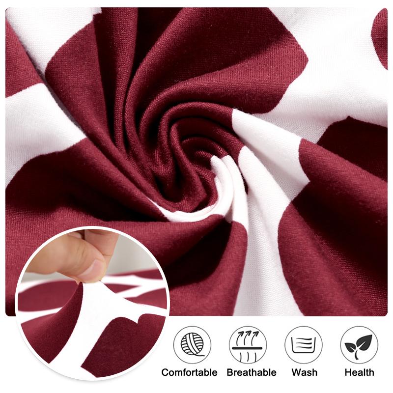Stretch Fabric Soft Seat Cushion Cover Elastic Washable Spandex Dining Chair Cover Slipcovers for Home Hotel Banquet Living Room