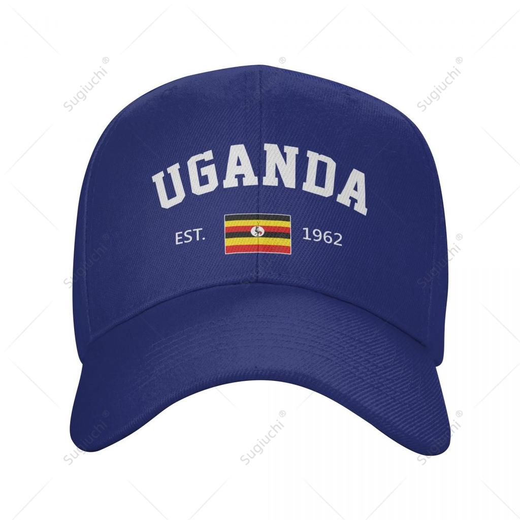 Unisex Baseball Cap Uganda EST Independence Day Wild Sun Shade Peaked Adjustable Outdoor Caps for Unisex Women