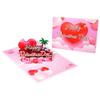 Multicolor 3D Greeting Card Valentine's Day Blessing Cards Paper Carving Postcard  Festival