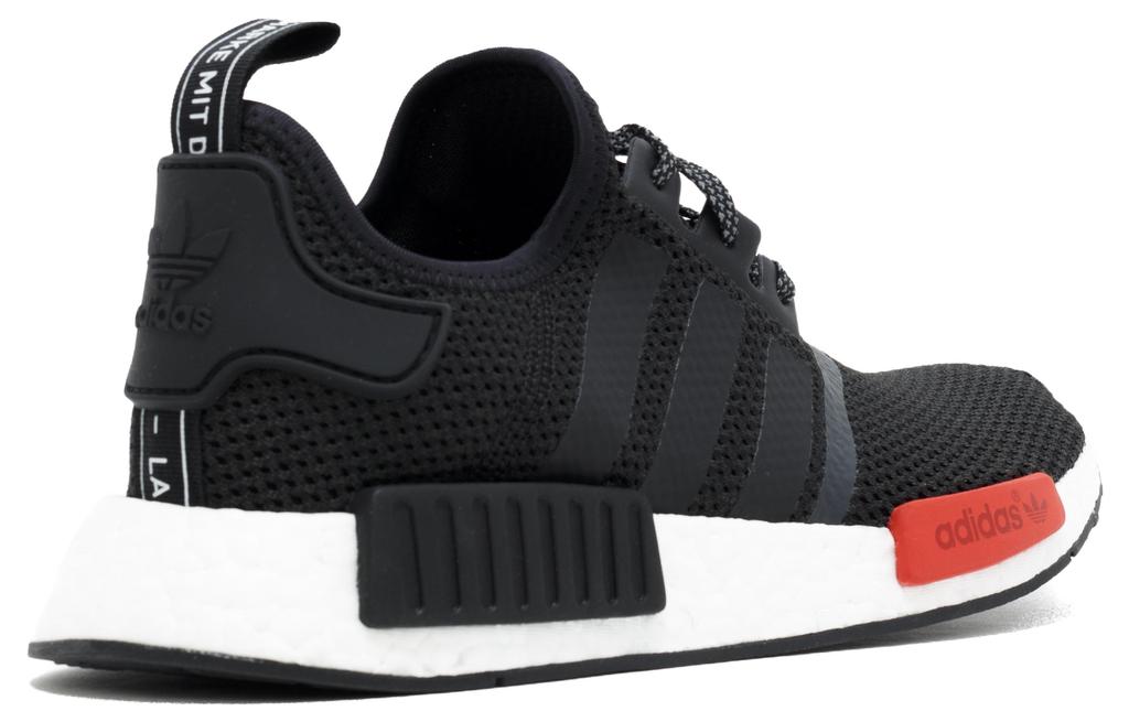 adidas NMD_R1 'Black Red' Foot Locker Eu Exclusive AQ4498