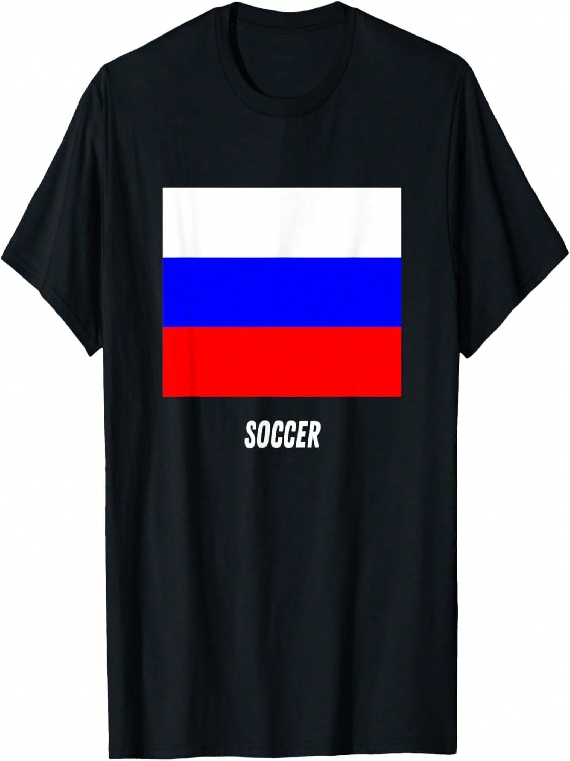 Patriotic Support Soccer Russia Team Sport Russian Flag T-Shirt S