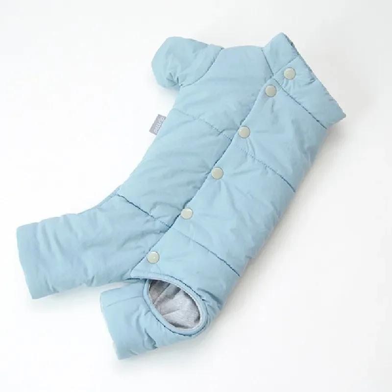 

Зимний комбинезон для собаки, одежда для питомца, наряд, одежда для щенка, йоркширский терьер, мальтийская болонка, померанский шпиц, пудель, бишон, одежда S синий