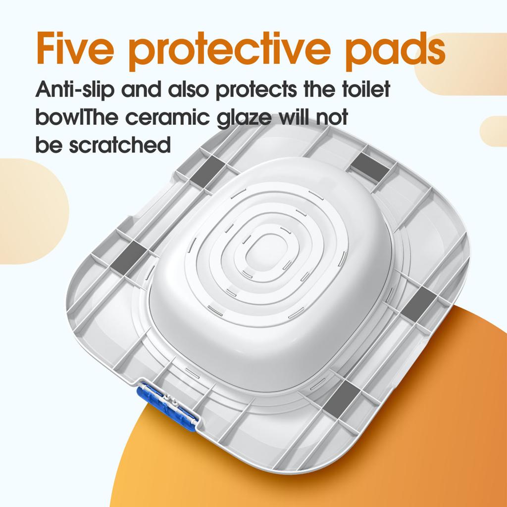 Cat Toilet Trainer Double Layer Cat Toilet Training System Reusable Cat Potty Training Tool for Toilet Squat Toilet