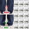 20pcs Non-Slip Leg Shortening Clip Transparent Pants Edge Clip  Clothes Fixing