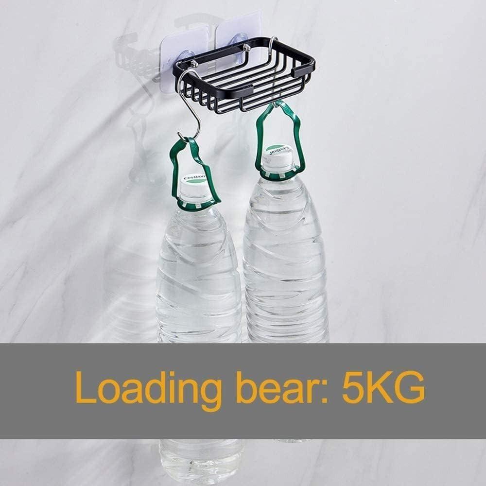 Seifenhalter AblagegestellGoldene Seifenschale für Dusche Kreatives Hängendes Abtropfgestell,Selbstklebender Seifenschalenhalter