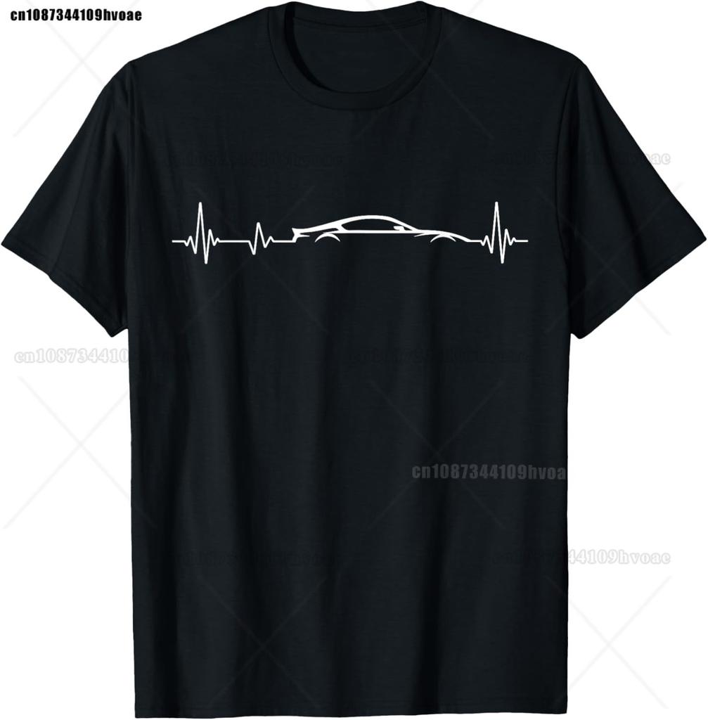 Car Guy Heartbeat Car Enthusiast Racing Car Driver Racer T-Shirt
