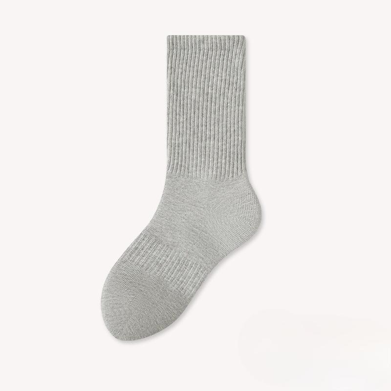 Antibacterial Socks - Men's Pure Cotton, Bone-free Mid-calf Socks, Sweat-absorbent, Breathable, Durable, and Anti-loosening.