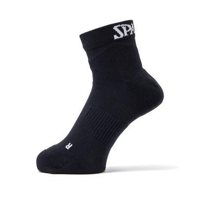 SPALDING גרבי קרסול קומפרסיה לכדורסל SAS22101 שחור כדורסל סל 23-25 ס"מ