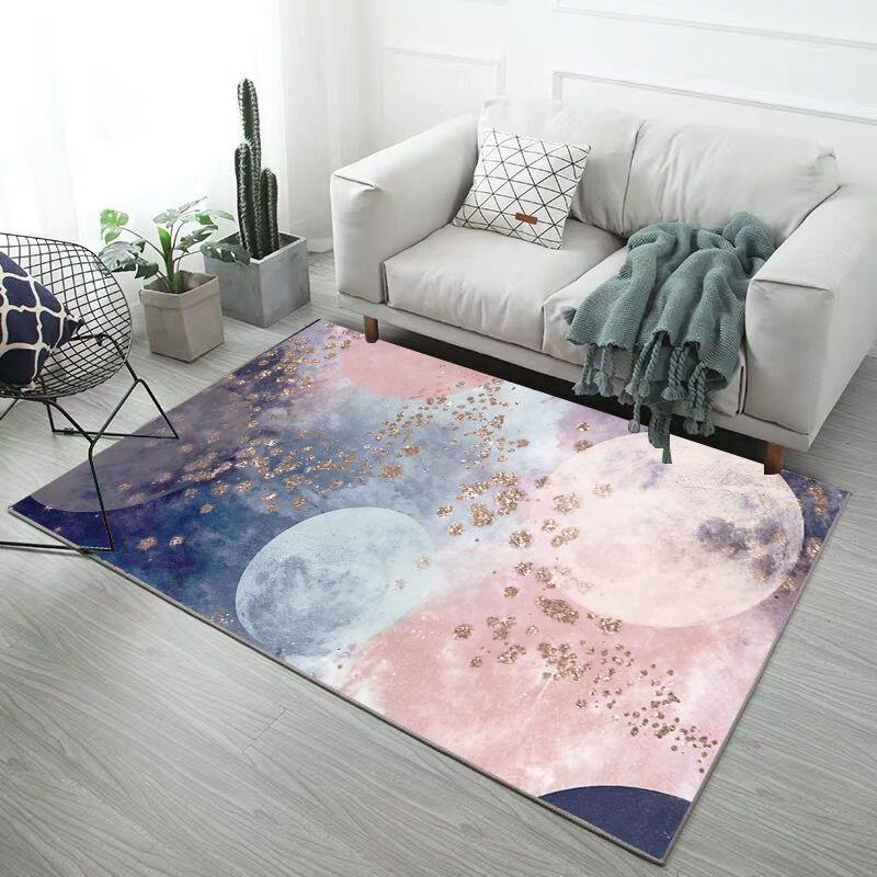 Ins Nordic Living Room Carpet Modern Minimalist Coffee Table Bedroom Bedside Full of Rug Floor Mats Easy To Clean Very Beautiful