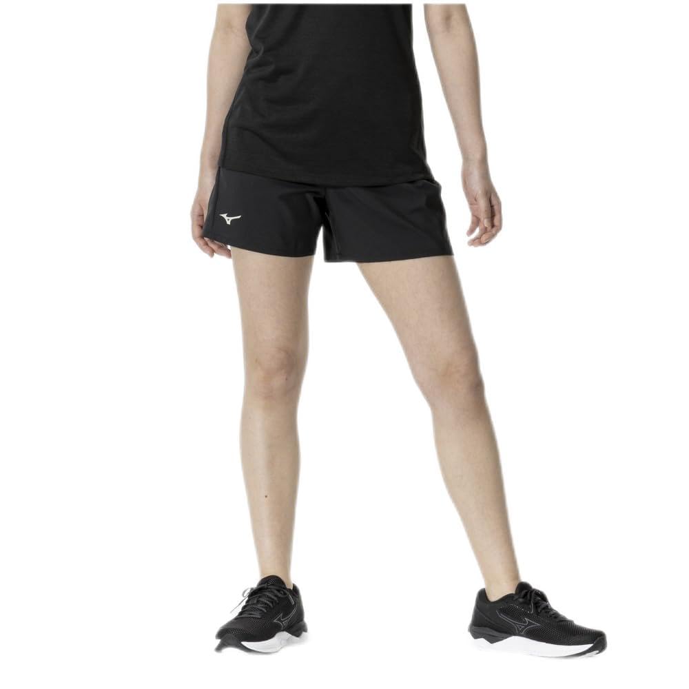 Mizuno Running Wear Running Quick Dry Pants Sweat Absorbent Quick Drying J2MBA795 Black XL