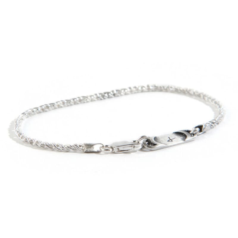 SEWNSWEN GENÄHT SUEN SILBER TWIST KINK Armband