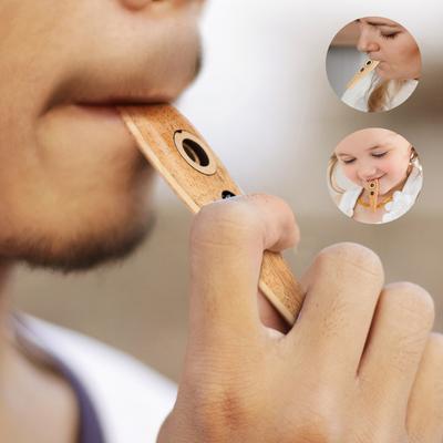Kazoo en bois Instrument à vent Extrêmement facile à apprendre et à jouer Instrument de musique Musique Fête Cadeau pour les enfants