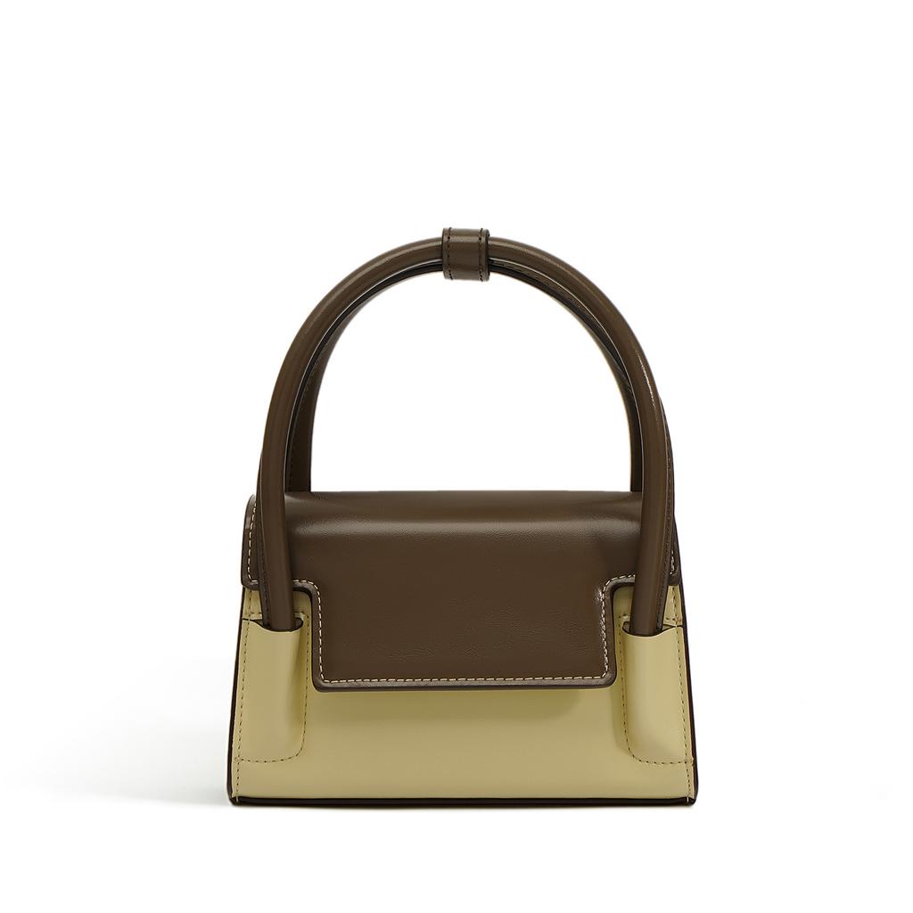 Niche Design Small Square Bag Versatile Fashion Flip Contrasting Color Messenger Single Shoulder Messenger Bag