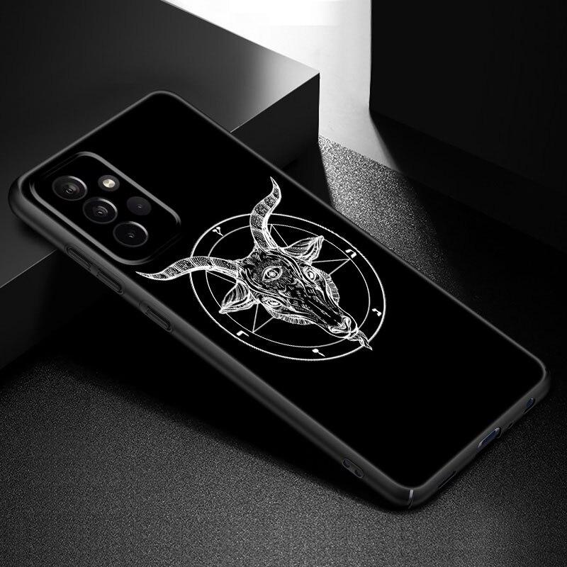 Satanic Scary Skull Phone Case For Samsung Galaxy A21 A30 A50 A52 S A13 A22 A32 A33 A53 A73 5G A11 A12 A31 A51 A70 A71 A72 Cover